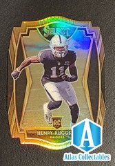2020 HENRY RUGGS III Panini Select Prizm COPPER DIE-CUT 051/355 Premier Level RC